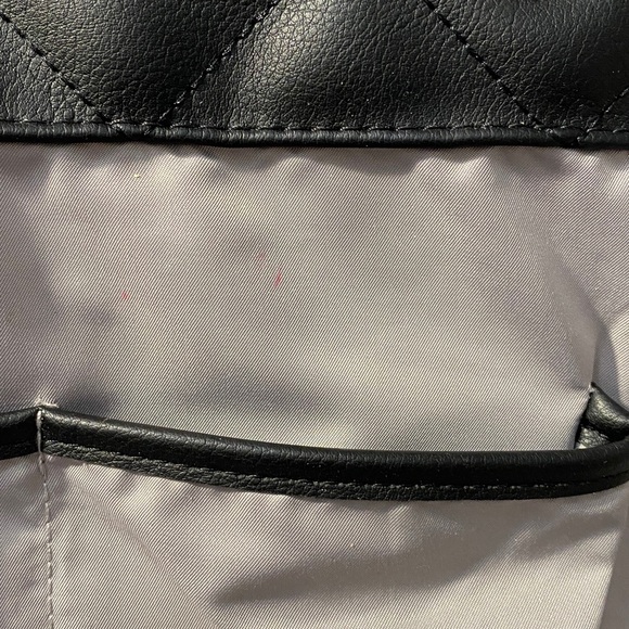 INC | “Kylie” Quilted Faux Leather Slouchy Shoulder Bag with Chain Straps - Picture 9 of 17